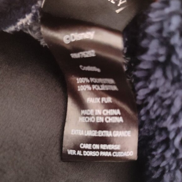 Disney Micky Mouse Fleece Women's Pullover Top Size Extra Large Grey and Blue - Picture 8 of 8